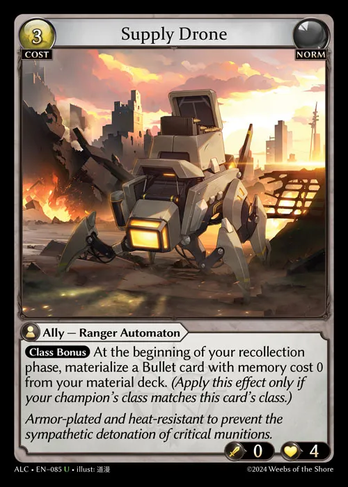 Supply Drone — Alchemical Revolution — Grand Archive