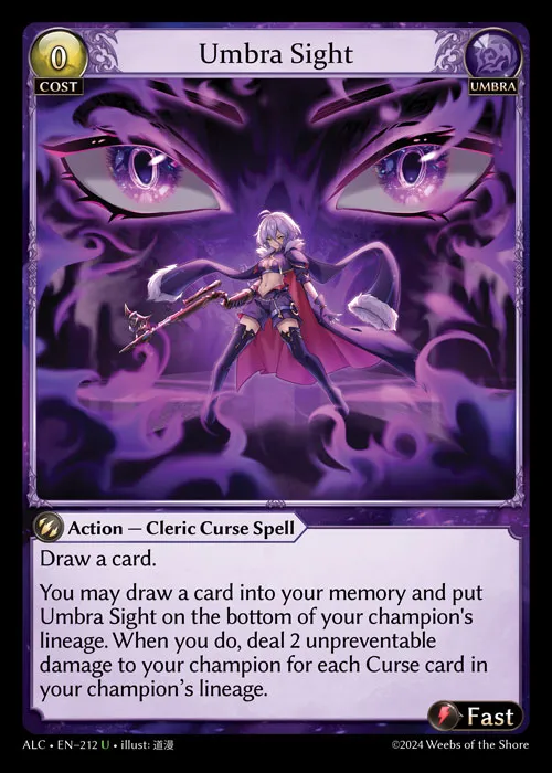 Umbra Sight — Alchemical Revolution — Grand Archive