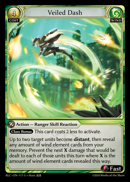 Veiled Dash — Alchemical Revolution — Grand Archive