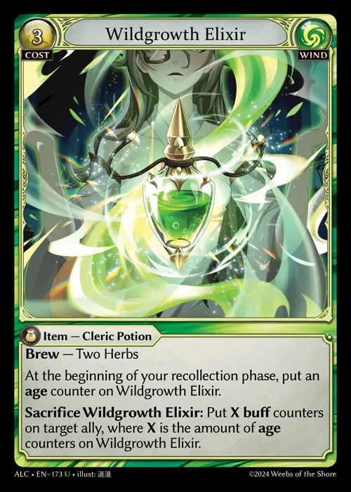 Wildgrowth Elixir — Alchemical Revolution — Grand Archive