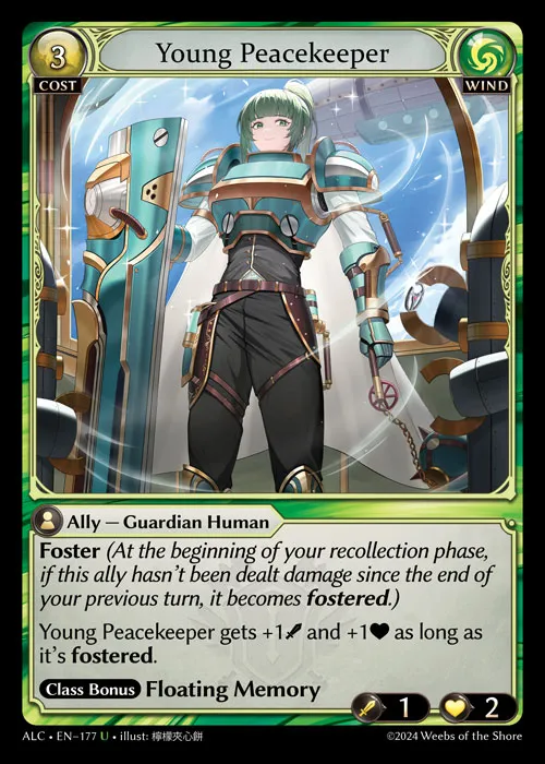 Young Peacekeeper — Alchemical Revolution — Grand Archive