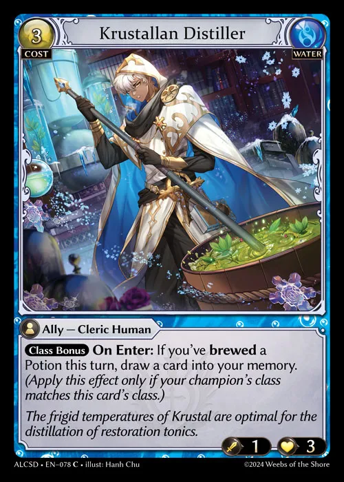 Krustallan Distiller — Alchemical Revolution Starter Decks — Grand Archive