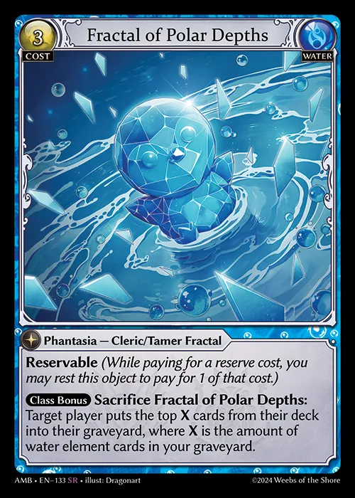 Fractal of Polar Depths — Mortal Ambition — Grand Archive TCG