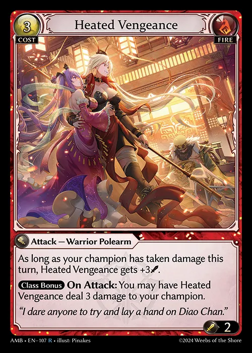Heated Vengeance — Mortal Ambition — Grand Archive
