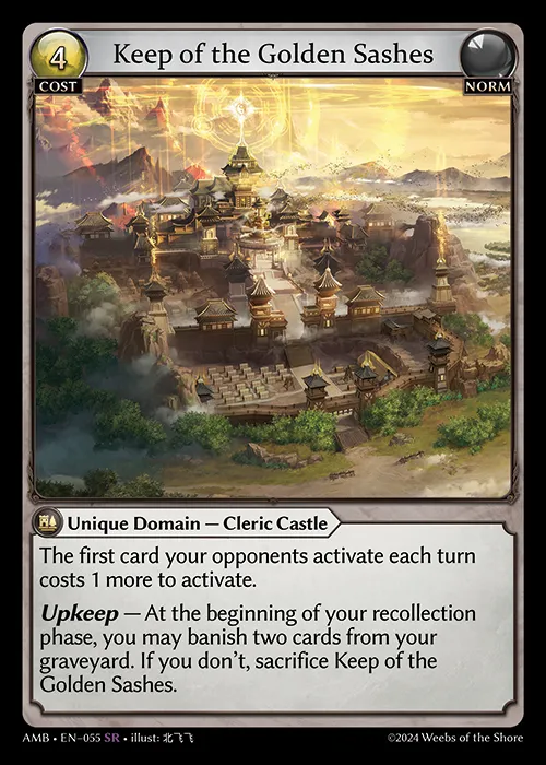 Keep of the Golden Sashes — Mortal Ambition — Grand Archive