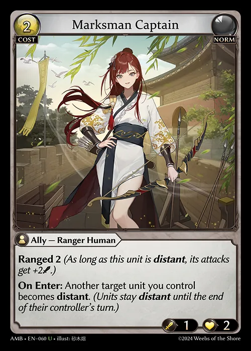 Marksman Captain — Mortal Ambition — Grand Archive