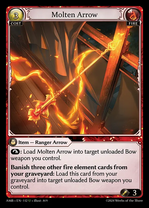 Molten Arrow — Mortal Ambition — Grand Archive TCG