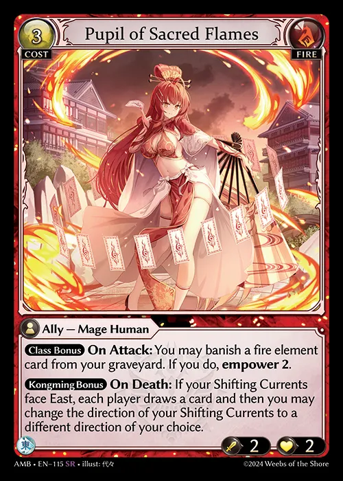 Pupil of Sacred Flames — Mortal Ambition — Grand Archive
