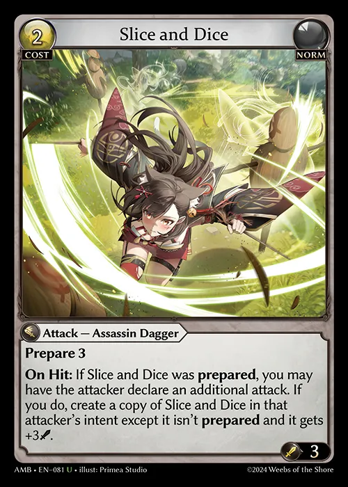Slice and Dice — Mortal Ambition — Grand Archive TCG