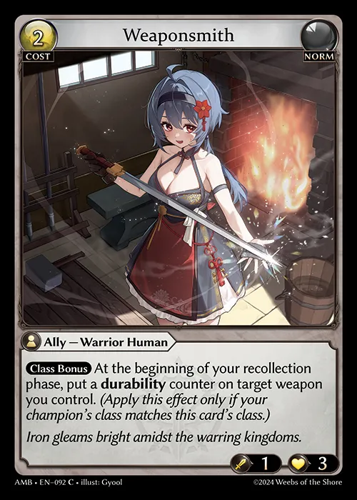 Weaponsmith — Mortal Ambition — Grand Archive