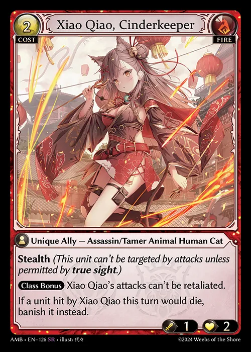 Xiao Qiao, Cinderkeeper — Mortal Ambition — Grand Archive TCG