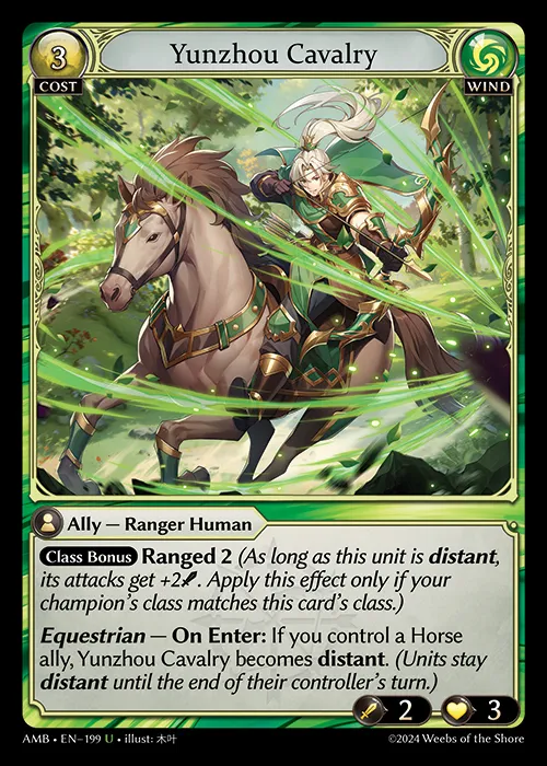Yunzhou Cavalry — Mortal Ambition — Grand Archive