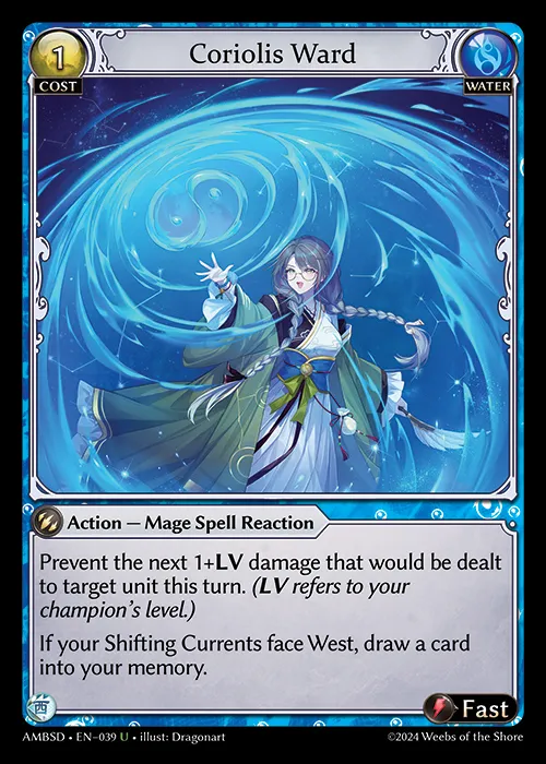 Coriolis Ward — Mortal Ambition Starter Decks — Grand Archive