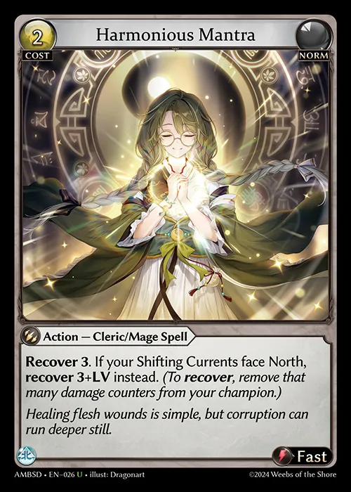 Harmonious Mantra — Mortal Ambition Starter Decks — Grand Archive