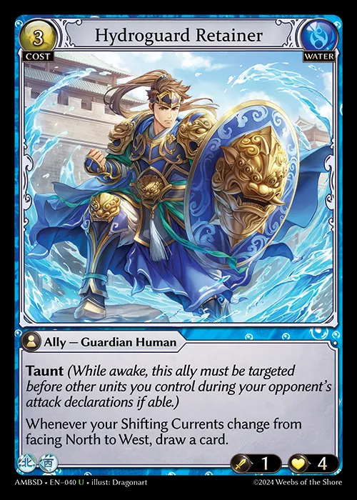 Hydroguard Retainer — Mortal Ambition Starter Decks — Grand Archive
