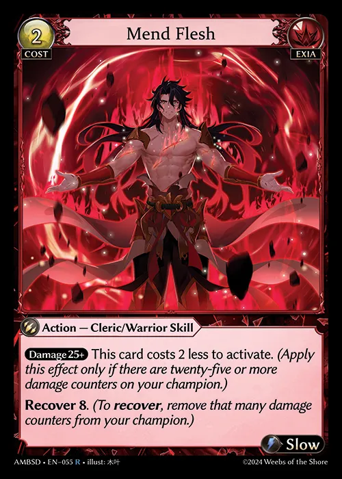 Mend Flesh — Mortal Ambition Starter Decks — Grand Archive