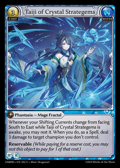 Taiji of Crystal Strategems — Mortal Ambition Starter Decks — Grand Archive