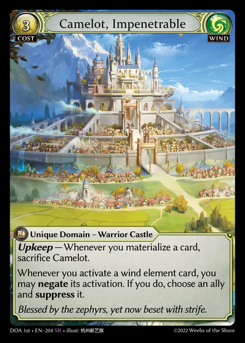 Camelot, Impenetrable — Dawn of Ashes First Edition — Grand Archive