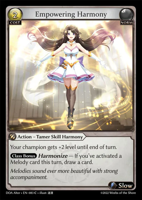Empowering Harmony — Dawn of Ashes Alter Edition — Grand Archive