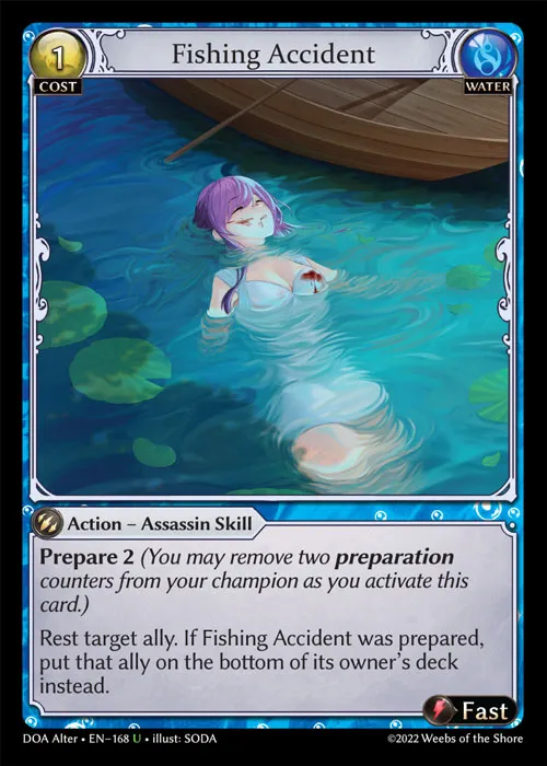Fishing Accident — Dawn of Ashes Alter Edition — Grand Archive