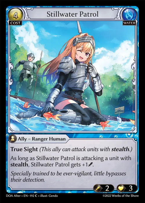 Stillwater Patrol — Dawn of Ashes Alter Edition — Grand Archive