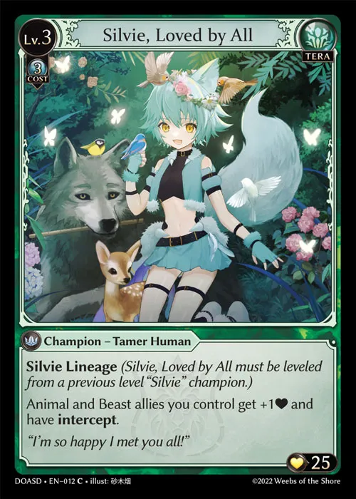 Silvie, Loved by All — Dawn of Ashes Starter Decks — Grand Archive