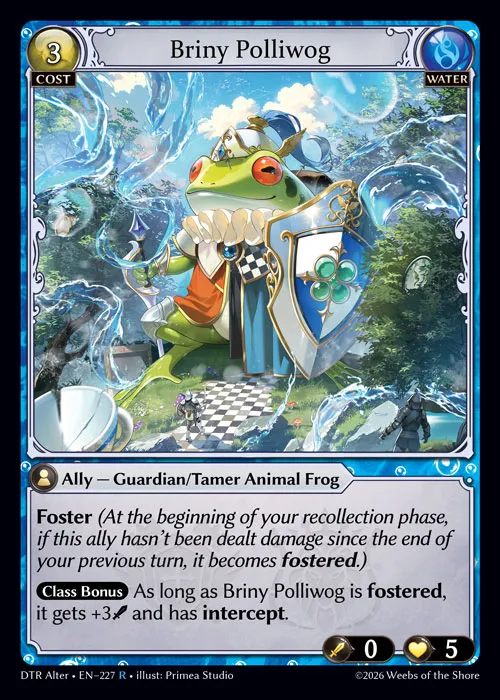 Briny Polliwog — Distorted Reflections Alter Edition — Grand Archive TCG