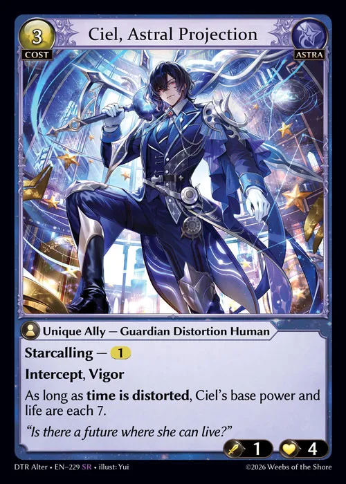Ciel, Astral Projection — Distorted Reflections Alter Edition — Grand Archive TCG