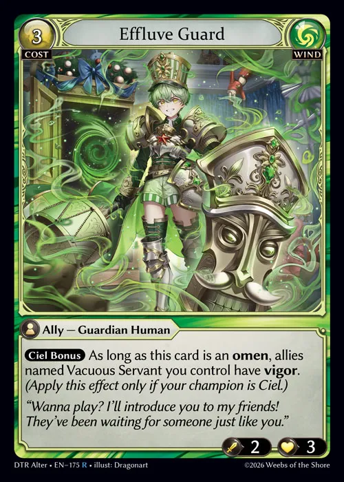 Effluve Guard — Distorted Reflections Alter Edition — Grand Archive TCG
