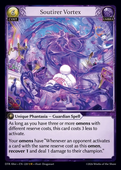 Soutirer Vortex — Distorted Reflections Alter Edition — Grand Archive TCG