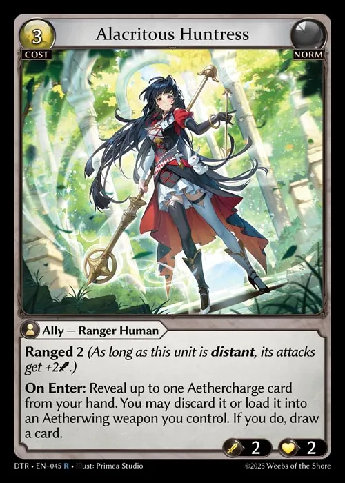 Alacritous Huntress — Distorted Reflections — Grand Archive
