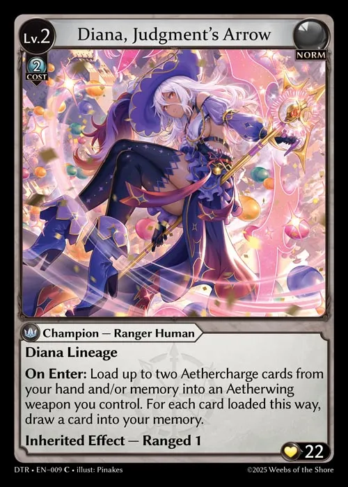 Diana, Judgment's Arrow — Distorted Reflections — Grand Archive TCG