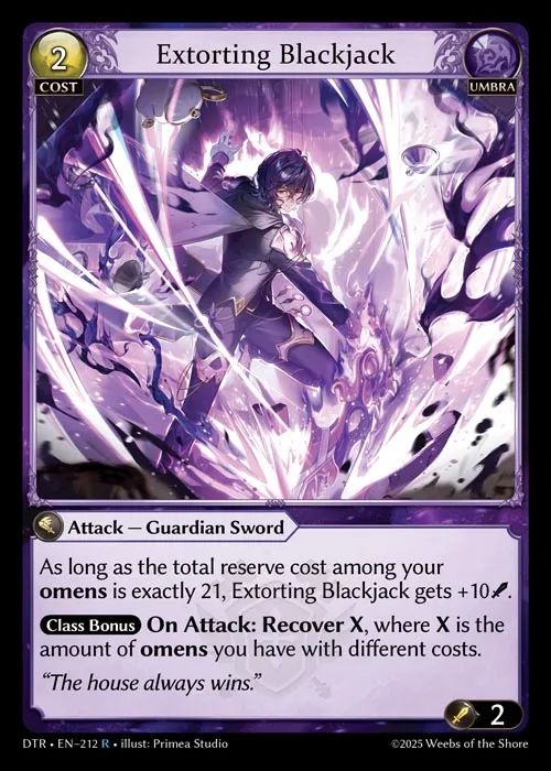 Extorting Blackjack — Distorted Reflections — Grand Archive