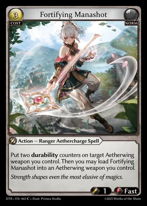 Fortifying Manashot — Distorted Reflections — Grand Archive