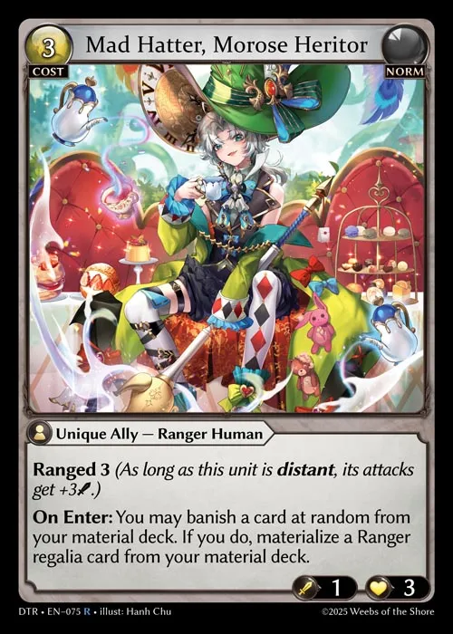 Mad Hatter, Morose Heritor — Distorted Reflections — Grand Archive