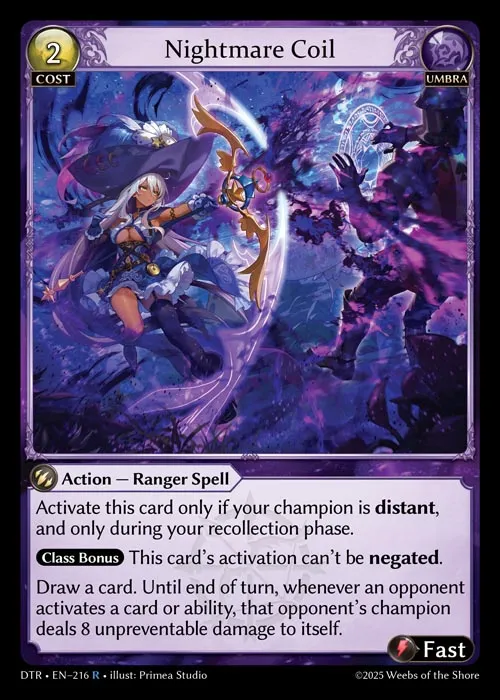 Nightmare Coil from Distorted Reflections - Grand Archive TCG
