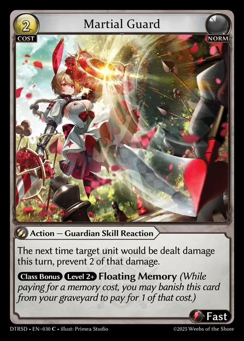 Martial Guard — Distorted Reflections Starter Decks — Grand Archive