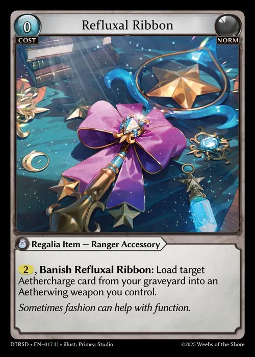 Refluxal Ribbon — Distorted Reflections Starter Decks — Grand Archive