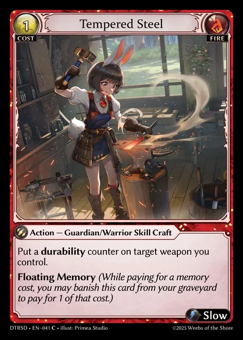 Tempered Steel — Distorted Reflections Starter Decks — Grand Archive