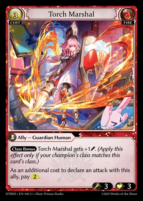 Torch Marshal — Distorted Reflections Starter Decks — Grand Archive