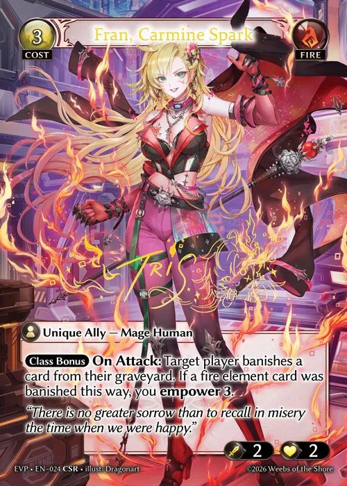 Fran, Carmine Spark — Event Packs — Grand Archive