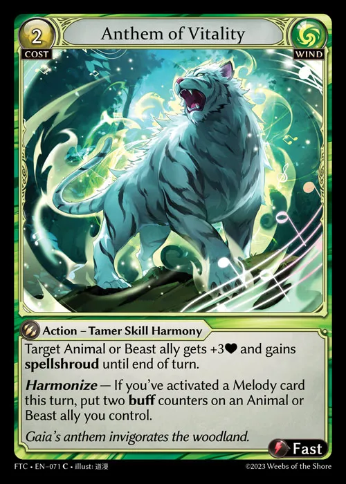 Anthem of Vitality — Fractured Crown — Grand Archive