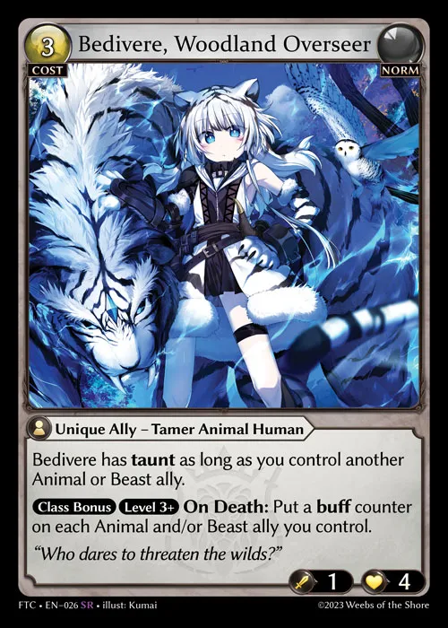 Bedivere, Woodland Overseer — Fractured Crown — Grand Archive