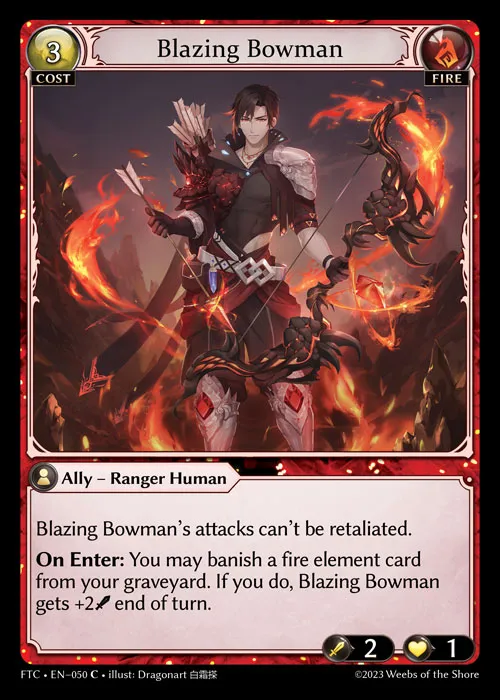 Blazing Bowman — Fractured Crown — Grand Archive