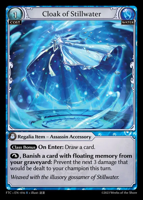 Cloak of Stillwater — Fractured Crown — Grand Archive