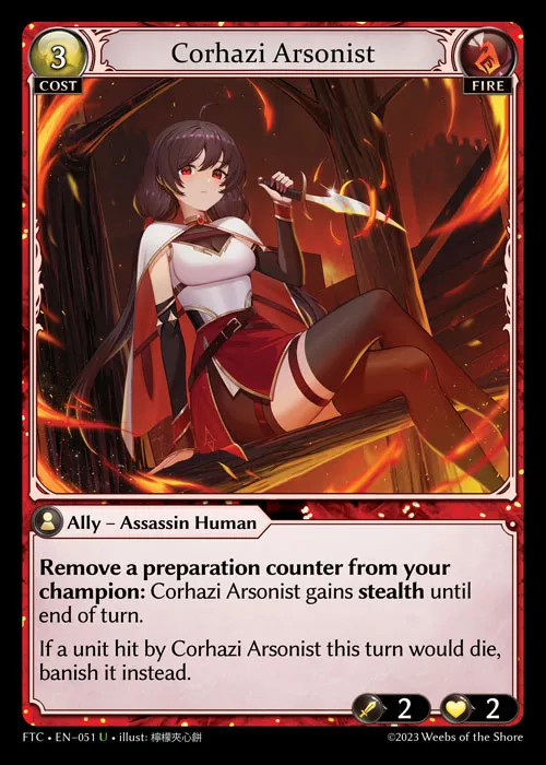 Corhazi Arsonist — Fractured Crown — Grand Archive