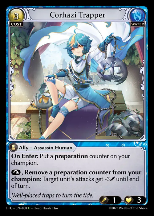 Corhazi Trapper — Fractured Crown — Grand Archive