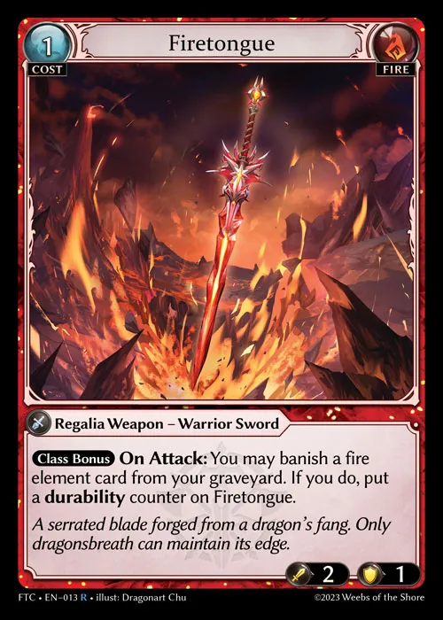 Firetongue — Fractured Crown — Grand Archive