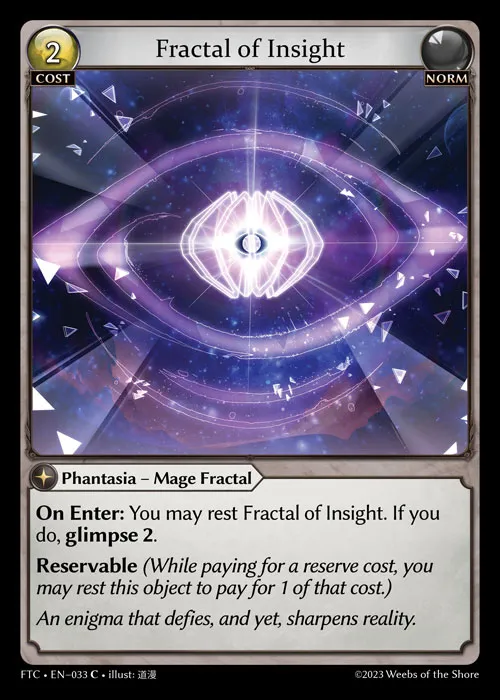 Fractal of Insight — Fractured Crown — Grand Archive
