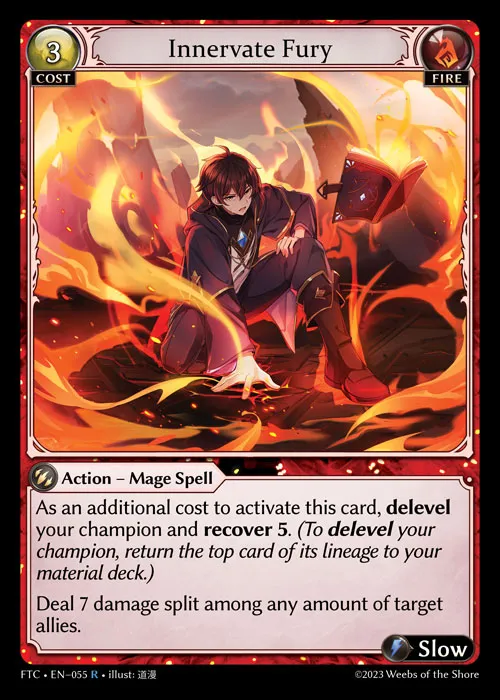 Innervate Fury — Fractured Crown — Grand Archive